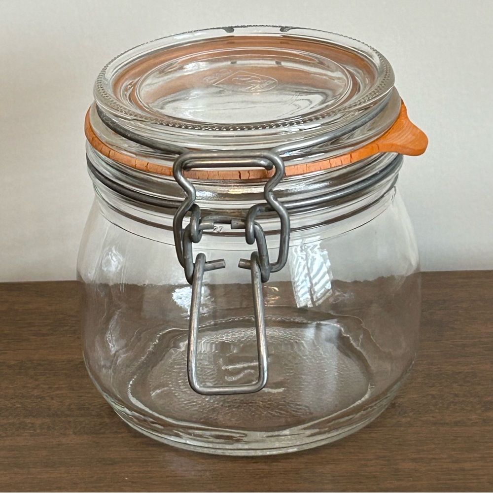ARC FRANCE 1/2 L GLASS CANISTER WITH WIRE BAIL LID